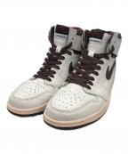 NIKE×A Ma Maniereナイキ×ア・マ・マニエール）の古着「Air Jordan 1 Retro High OG」｜アイボリー×バーガンディー