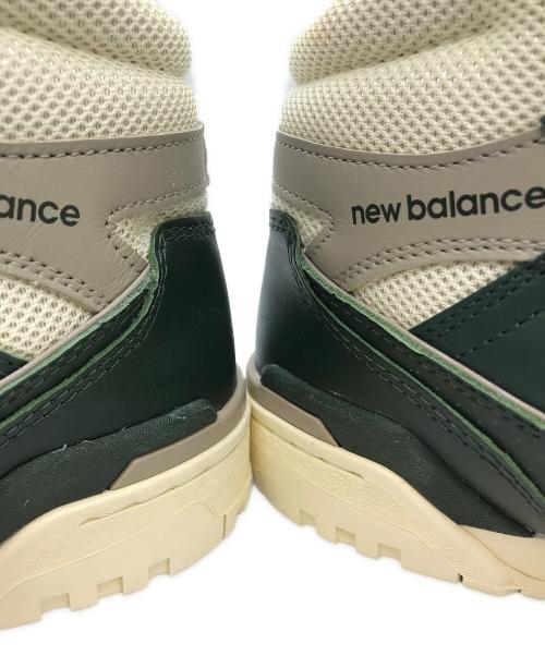 NEW BALANCE（ニューバランス）NEW BALANCE (ニューバランス) Aime Leon Dore (エメ レオン ドレ) 650 ハイカットスニーカー アイボリー×グリーン サイズ:27.5㎝の古着・服飾アイテム