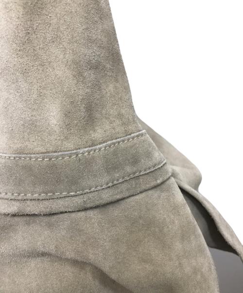 seven by seven（セブンバイセブン）SEVEN BY SEVEN (セブンバイセブン) LEATHER SHOURDER BAG グレーの古着・服飾アイテム