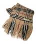 BURBERRY LONDON (バーバリーロンドン) ノヴァチェックフリンジマフラー ベージュ：15000円