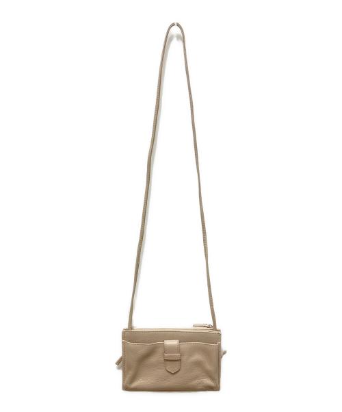 Hoaw.（ハァウ）Hoaw. (ハァウ) スマホウォレット ショルダーバッグ ベージュの古着・服飾アイテム