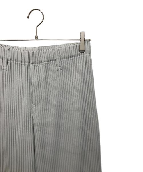 HOMME PLISSE ISSEY MIYAKE（オム プリッセ イッセイ ミヤケ）HOMME PLISSE ISSEY MIYAKE (オムプリッセ イッセイ ミヤケ) プリーツパンツ グレー サイズ:Sの古着・服飾アイテム