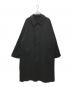 COMOLI（コモリ）の古着「製品染 バルカラーコート」｜ブラック