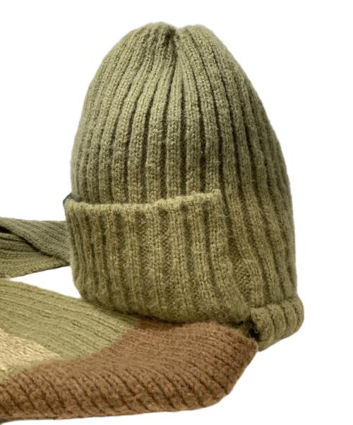 KAPITAL（キャピタル）KAPITAL (キャピタル) 5Gウール ツギハギ GALE Cap カーキの古着・服飾アイテム