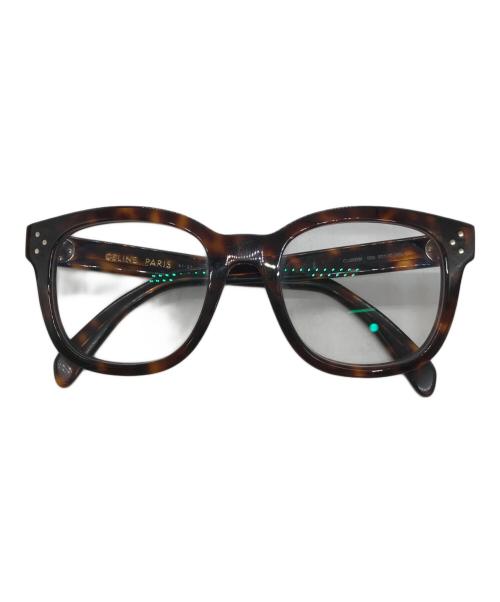 CELINE（セリーヌ）CELINE (セリーヌ) 眼鏡フレーム ブラウン サイズ:50□20 140の古着・服飾アイテム