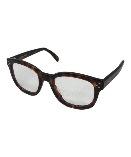 CELINE（セリーヌ）CELINE (セリーヌ) 眼鏡フレーム ブラウン サイズ:50□20 140の古着・服飾アイテム