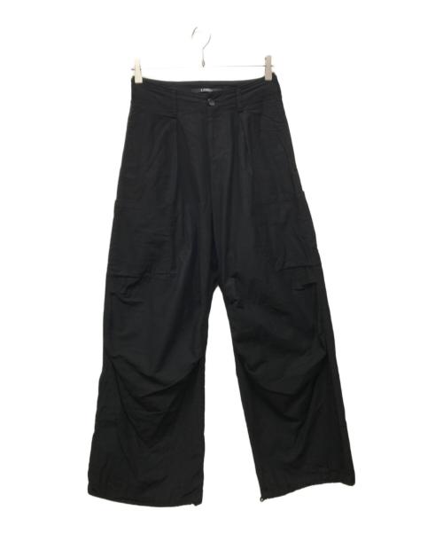 LIMI feu（リミフゥ）LIMI feu (リミフゥ) COTTON SERGE DRAWCORD PANTS ブラック サイズ:2の古着・服飾アイテム