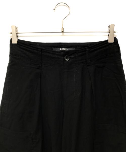 LIMI feu（リミフゥ）LIMI feu (リミフゥ) COTTON SERGE DRAWCORD PANTS ブラック サイズ:2の古着・服飾アイテム