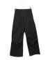 LIMI feu（リミフゥ）の古着「COTTON SERGE DRAWCORD PANTS」｜ブラック