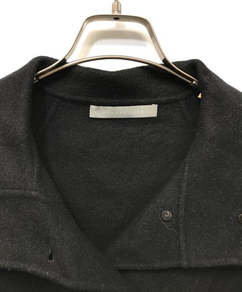 theory luxe（セオリーリュクス）theory luxe (セオリーリュクス) NEW MOTION LUMI カシミヤブレンドメルトンジャケット ブラック サイズ:SIZE 38の古着・服飾アイテム
