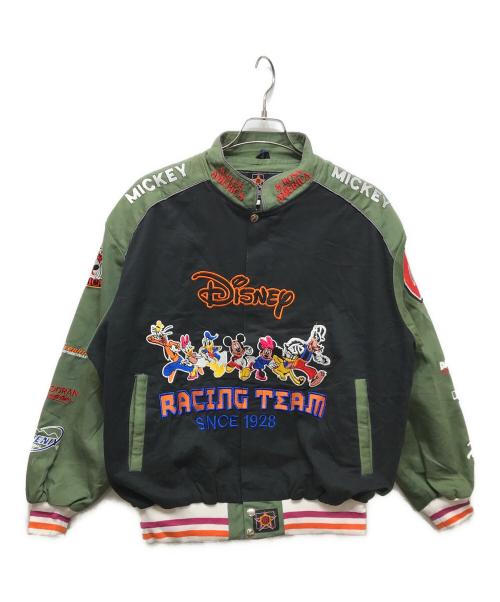 JH Design（ジェイエイチデザイン）JH Design (ジェイエイチデザイン) レーシングジャケット ブラック×カーキ サイズ:Lの古着・服飾アイテム
