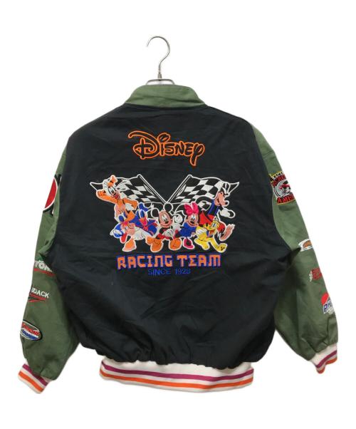 JH Design（ジェイエイチデザイン）JH Design (ジェイエイチデザイン) レーシングジャケット ブラック×カーキ サイズ:Lの古着・服飾アイテム