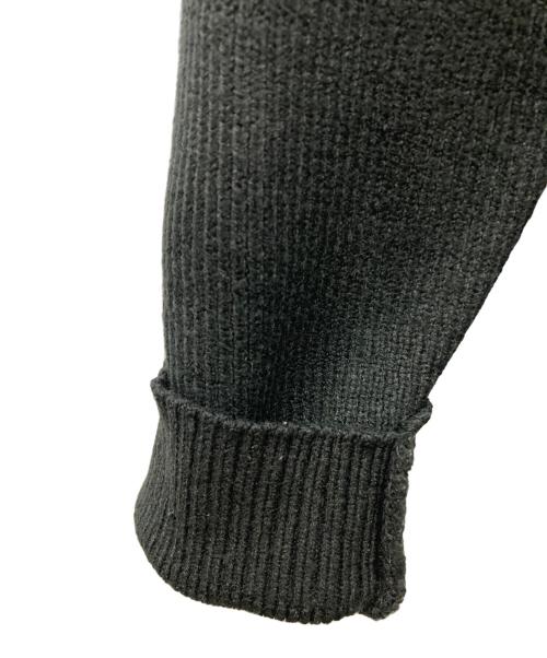BLACK COMME des GARCONS（ブラックコムデギャルソン）BLACK COMME des GARCONS (ブラックコムデギャルソン) サイドスリットシェットランドセーター ブラック サイズ:Lの古着・服飾アイテム