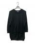 BLACK COMME des GARCONS（ブラックコムデギャルソン）の古着「サイドスリットシェットランドセーター」｜ブラック