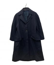 STUDIO NICHOLSON（スタジオ ニコルソン）の古着「Christensen Wool Overcoat」｜ダークネイビー