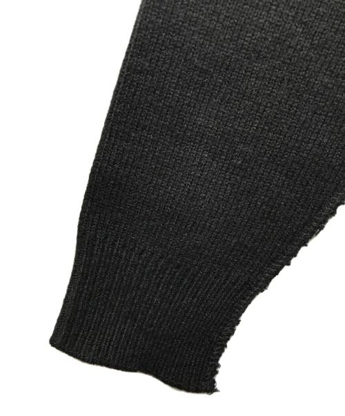 CDG（シーディージー）CDG (シーディージー) サイドスリット ニット セーター ブラック サイズ:Lの古着・服飾アイテム