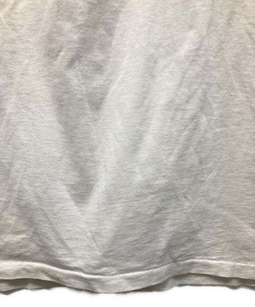 90'S PEARL JAM（パール・ジャム）90'S PEARL JAM (パール・ジャム) 1996 ニューヨークコンサート リンガーTシャツ ホワイト×レッド サイズ:Lの古着・服飾アイテム