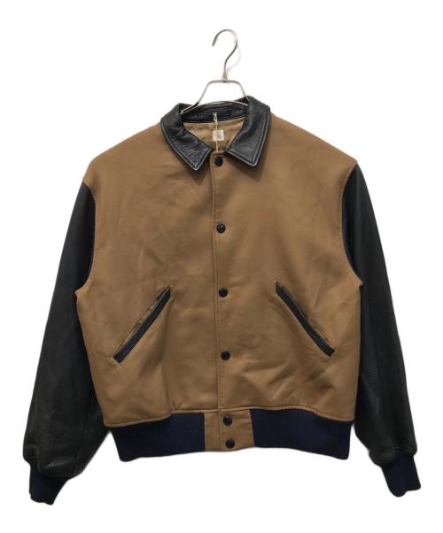 KAPTAIN SUNSHINE（キャプテンサンシャイン）KAPTAIN SUNSHINE (キャプテンサンシャイン) Award Jacket ブラウン×ブラック サイズ:SIZE 38の古着・服飾アイテム