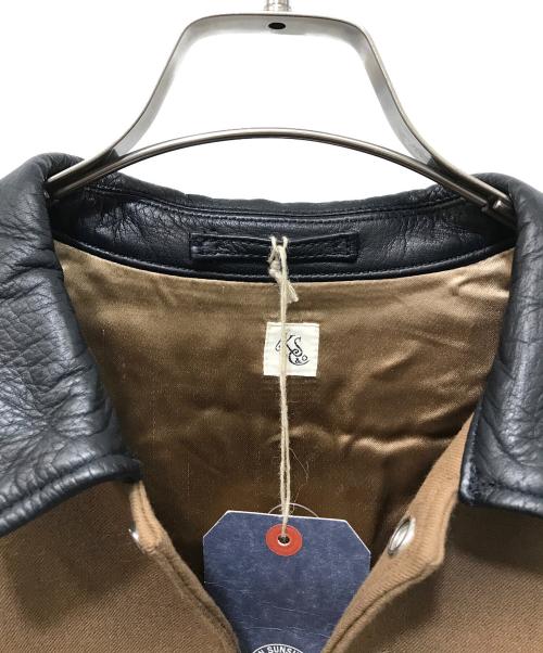 KAPTAIN SUNSHINE（キャプテンサンシャイン）KAPTAIN SUNSHINE (キャプテンサンシャイン) Award Jacket ブラウン×ブラック サイズ:SIZE 38の古着・服飾アイテム