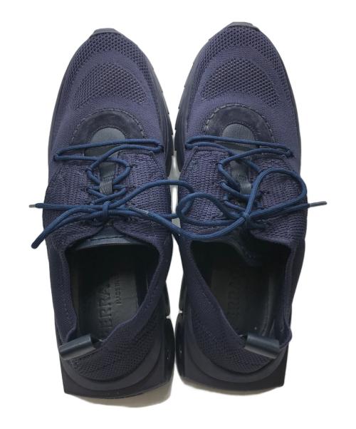 Ferragamo（フェラガモ）Ferragamo (フェラガモ) Nima Knit-Blue-Low-top Sneakers-10 ネイビー サイズ:10の古着・服飾アイテム