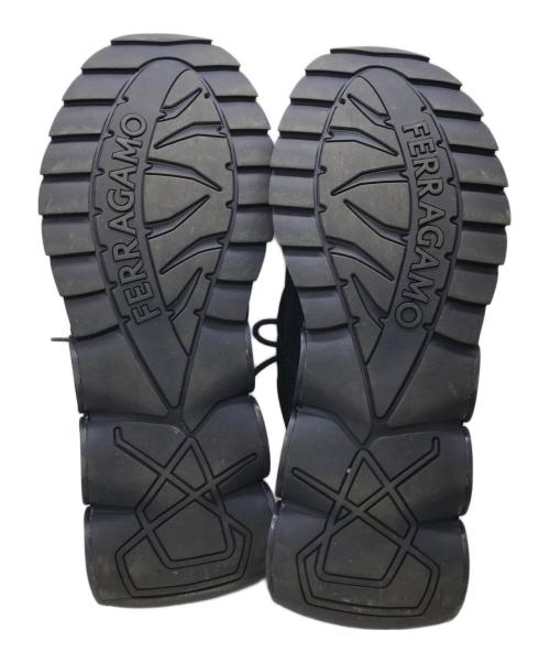 Ferragamo（フェラガモ）Ferragamo (フェラガモ) Nima Knit-Blue-Low-top Sneakers-10 ネイビー サイズ:10の古着・服飾アイテム