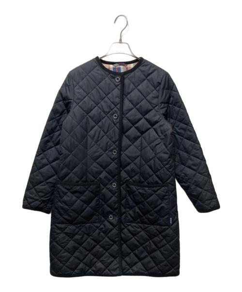 MACKINTOSH PHILOSOPHY（マッキントッシュ フィロソフィー）MACKINTOSH PHILOSOPHY (マッキントッシュ フィロソフィー) ROYTON LONG ノーカラーキルティングコート ブラック サイズ:36の古着・服飾アイテム