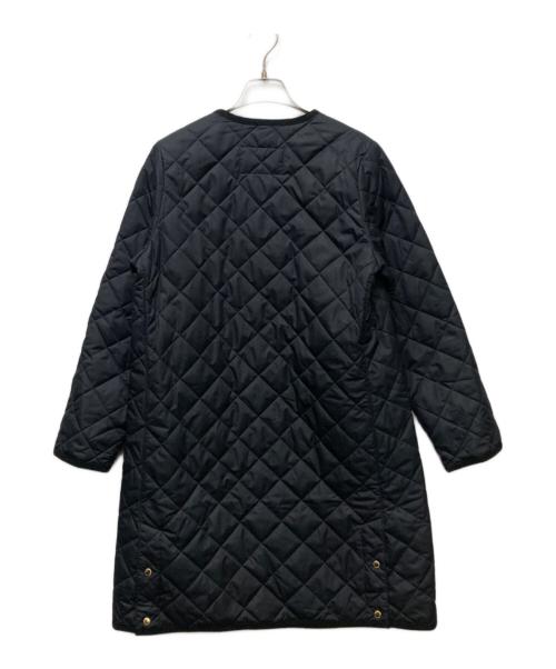 MACKINTOSH PHILOSOPHY（マッキントッシュ フィロソフィー）MACKINTOSH PHILOSOPHY (マッキントッシュ フィロソフィー) ROYTON LONG ノーカラーキルティングコート ブラック サイズ:36の古着・服飾アイテム