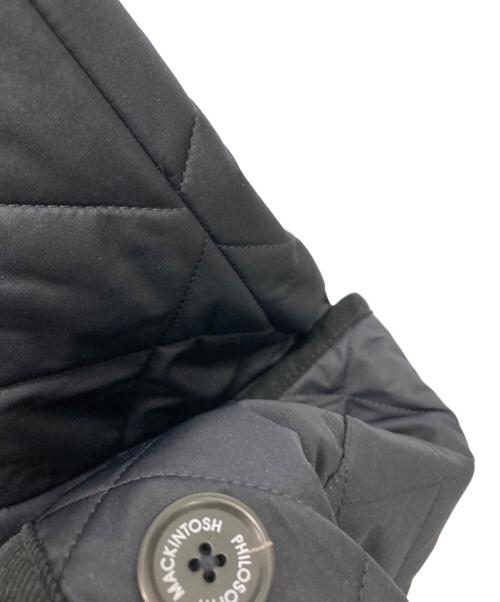MACKINTOSH PHILOSOPHY（マッキントッシュ フィロソフィー）MACKINTOSH PHILOSOPHY (マッキントッシュ フィロソフィー) ROYTON LONG ノーカラーキルティングコート ブラック サイズ:36の古着・服飾アイテム