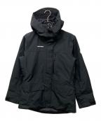 MAMMUTマムート）の古着「Fall Line HS Thermo Hooded Jacket」｜ブラック
