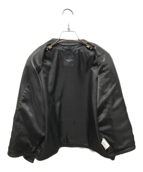 WEEKEND Max Mara（ウィークエンド マックスマーラ）WEEKEND Max Mara (ウィークエンド マックスマーラ) レザーダブルライダースジャケット ブラック サイズ:34の古着・服飾アイテム