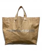 COMME des GARCONSコムデギャルソン）の古着「PVCトートバッグ」｜ベージュ