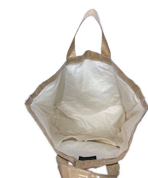 COMME des GARCONS（コムデギャルソン）COMME des GARCONS (コムデギャルソン) PVCトートバッグ ベージュの古着・服飾アイテム