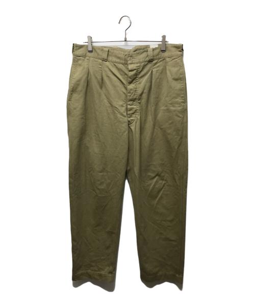 French Army（フランス軍）French Army (フレンチアーミー) M52チノパンツ ベージュ サイズ:46の古着・服飾アイテム