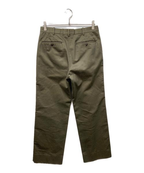 JOHN LAWRENCE SULLIVAN（ジョン ローレンス サリバン）JOHN LAWRENCE SULLIVAN (ジョン ローレンス サリバン) サイドボタンパンツ オリーブ サイズ:36の古着・服飾アイテム