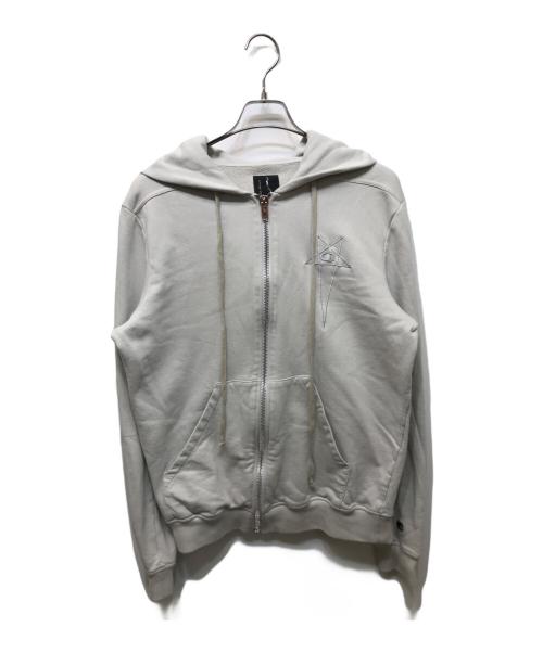 Champion（チャンピオン）Champion (チャンピオン) RICK OWENS (リックオウエンス) JASONS ZIP HOODIE グレー サイズ:XLの古着・服飾アイテム