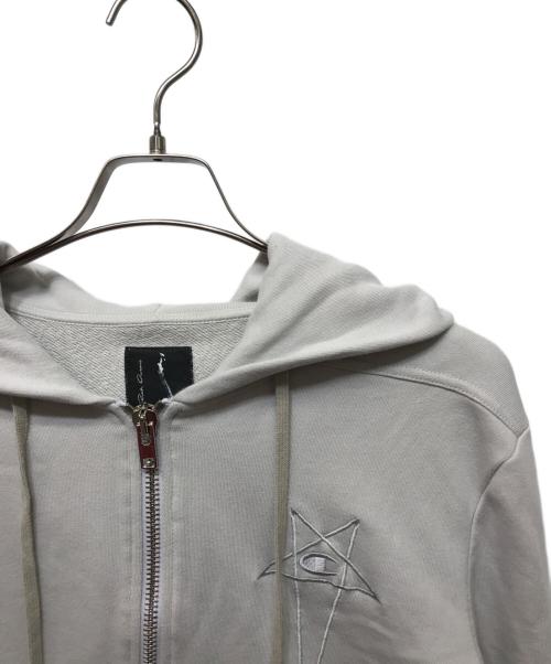 Champion（チャンピオン）Champion (チャンピオン) RICK OWENS (リックオウエンス) JASONS ZIP HOODIE グレー サイズ:XLの古着・服飾アイテム