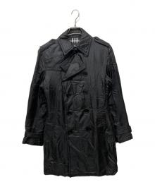 BURBERRY BLACK LABEL（バーバリーブラックレーベル）の古着「中綿トレンチコート」｜ブラック