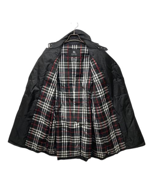 BURBERRY BLACK LABEL（バーバリーブラックレーベル）BURBERRY BLACK LABEL (バーバリーブラックレーベル) 中綿トレンチコート ブラック サイズ:Mの古着・服飾アイテム
