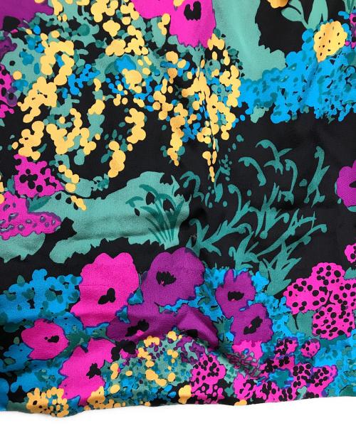 DRAWER（ドゥロワー）DRAWER (ドゥロワー) 総柄シルクワンピース マルチカラー サイズ:36の古着・服飾アイテム