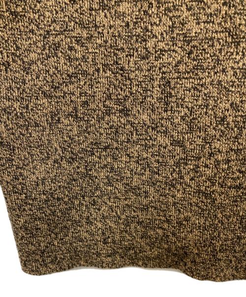 CLANE（クラネ）CLANE (クラネ) ZIP UP TURTLE KNIT TOPS ブラウン サイズ:1の古着・服飾アイテム