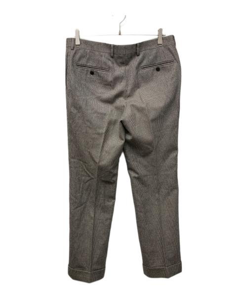 BEAMS F（ビームスエフ）BEAMS F (ビームスエフ) チェック段返り3Bスーツ グレー サイズ:95の古着・服飾アイテム