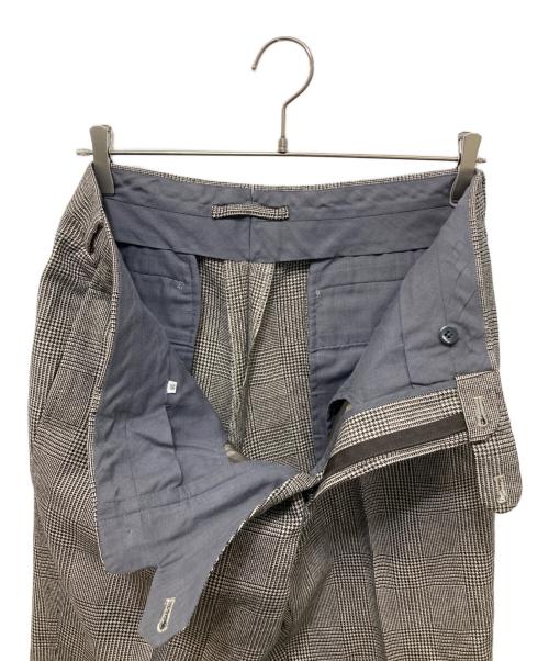 BEAMS F（ビームスエフ）BEAMS F (ビームスエフ) チェック段返り3Bスーツ グレー サイズ:95の古着・服飾アイテム