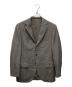 BEAMS F (ビームスエフ) チェック段返り3Bスーツ グレー サイズ:95：10000円