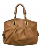 BALLYバリー）の古着「ハンドバッグ」｜ベージュ