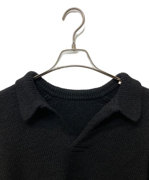 crepuscule（クレプスキュール）crepuscule (クレプスキュール) M-G Skipper L/S ブラック サイズ:2の古着・服飾アイテム