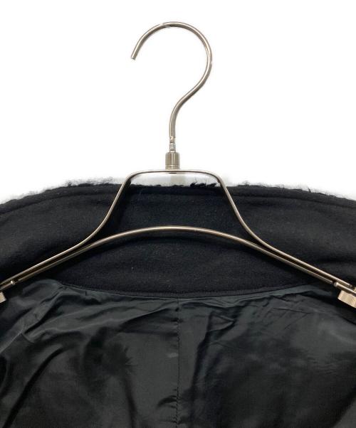 stein（シュタイン）stein (シュタイン) WOOL BOA ZIP LONG JACKET ブラック サイズ:Mの古着・服飾アイテム