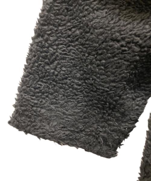 stein（シュタイン）stein (シュタイン) WOOL BOA ZIP LONG JACKET ブラック サイズ:Mの古着・服飾アイテム