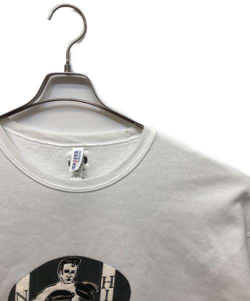 WACKO MARIA（ワコマリア）WACKO MARIA (ワコマリア) RICK WINNER 刺繍スウェット ホワイト サイズ:XLの古着・服飾アイテム