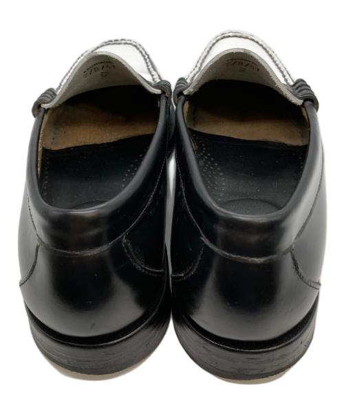 G.H.BASS（ジーエイチバス）G.H.BASS (ジーエイチバス) ローファー ホワイト×ブラック サイズ:41の古着・服飾アイテム