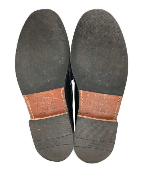 G.H.BASS（ジーエイチバス）G.H.BASS (ジーエイチバス) ローファー ホワイト×ブラック サイズ:41の古着・服飾アイテム